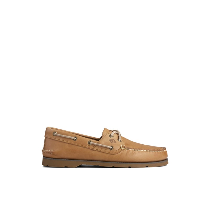 Sperry Mens Leeward 2-Eye Boat Shoe, Sahara, 9 - Image 4
